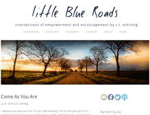 Tablet Screenshot of littleblueroads.com